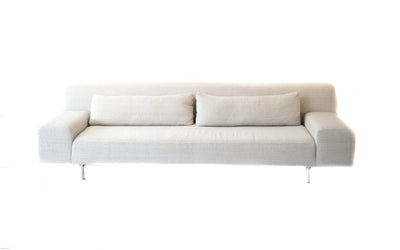 Contemporary Upholstered Sofa Sofa - Mar Silver