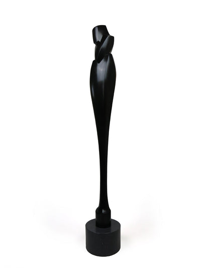 Swan Lady in Black Sculptures - Joel Urruty