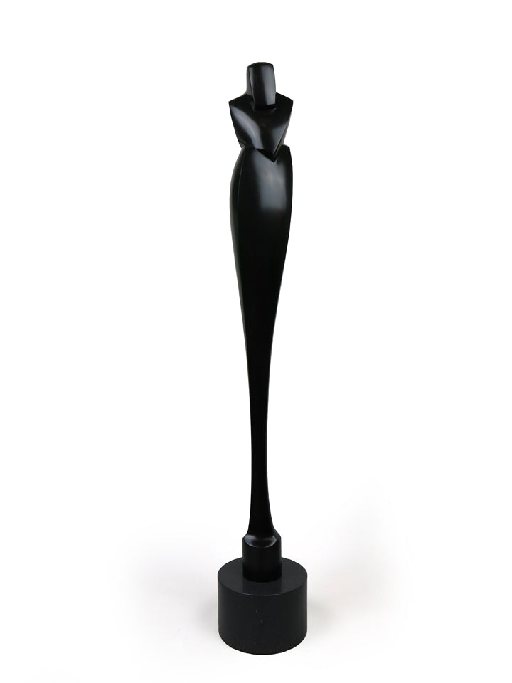 Swan Lady in Black Sculptures - Joel Urruty