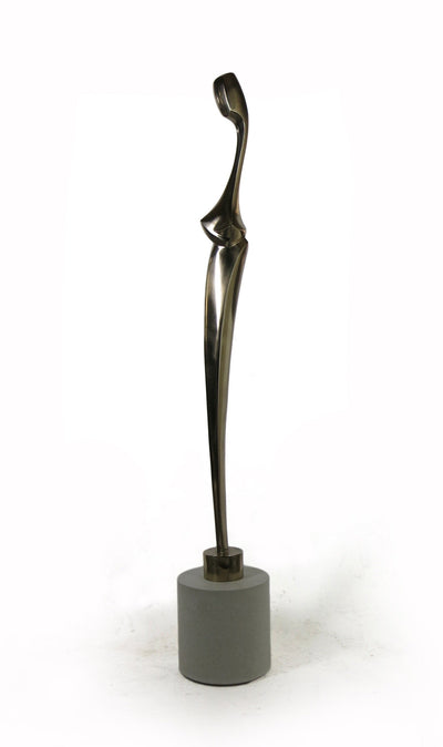 Swan Lady in Bronze Polished #7 in Edition of 8 Sculptures -